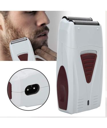 Double Head Electric Shaver Razor for Men Close Bald Barber Shaver Trimmer Waterproof Wet & Dry Electric Hair Clipper Double Head Shaver Men's Grooming Set with Trimmer for Beard Head - Buy Online on GoSupps.com