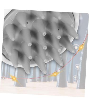 Healvian 4-Piece Shampoo Brush Set - Anti-Hair Loss Shower Comb with Suction Cups | Massage & Clean Hair Washer (8.00x8.80cm) - White - Buy Online on GoSupps.com