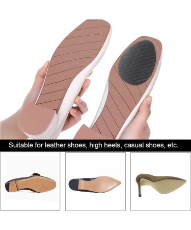6 Pairs Anti-Slip Shoe Grips - Self-Adhesive Non-Skid Pads for Shoes in Black - Buy Online on GoSupps.com