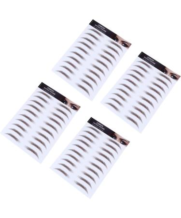 FOMIYES 8 Pcs Eyebrow Stickers Waterproof Stickers False Eyebrows Cosmetics 6d Hair-like Eyebrows Stickers - Buy Online on GoSupps.com