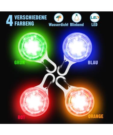 Inedit Flashing Light Dog - 4 Pack LED Luminous Pendants with FREE Storage Bag for Kids' School Bags - International Shipping Available - Buy Online on GoSupps.com