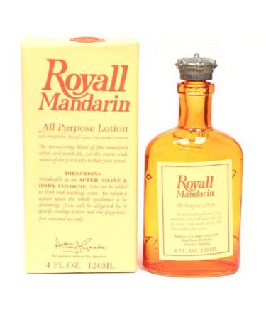 Royall Mandarin by Royall Fragrances for Men - 4 oz Lotion Spray 8 Fl Oz (Pack of 1)