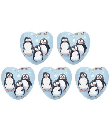5 Pcs Car Air Fresheners Hanging Air Freshener Cute Penguins Hanging Scented Cards Fragrance Scented Cards for Car Car Aromatherapy Tablets for Car