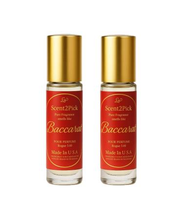 Scent2Pick Baccarat Rouge 540 ROLL-ON SCENT OIL - 10ml Alcohol-Free Long-Lasting Oil-Based Fragrance in Travel-Friendly Roller Bottle (2PCs) - Buy Online on GoSupps.com