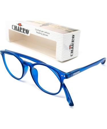 El Charro Unisex Connecticut Blue Reading Glasses - Stylish & Comfortable Eyewear for All - Buy Online on GoSupps.com