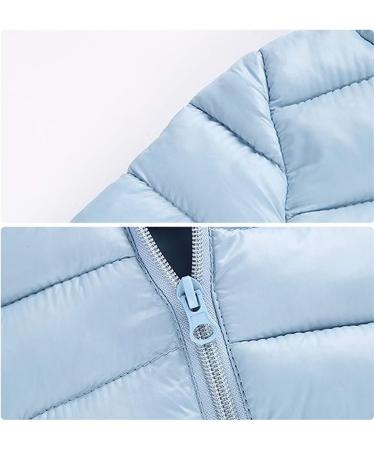 Kids Blue Puffer Jacket | Winter Hooded Coat for Boys & Girls 3-4 Years - Buy Online on GoSupps.com