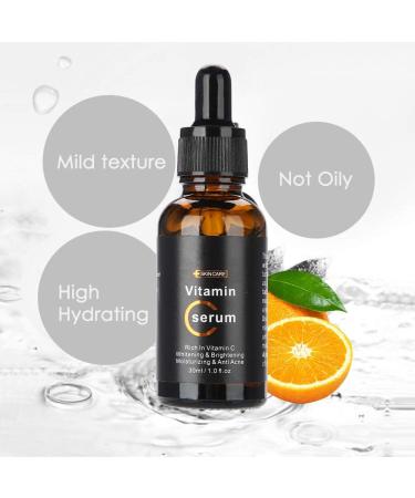 Organic Face Serum Plant Vitamin Illuminating Day and Night Moisturizing Essence Lightens Wrinkles Freckles Suitable for sensitive skin 30 ml - Buy Online on GoSupps.com