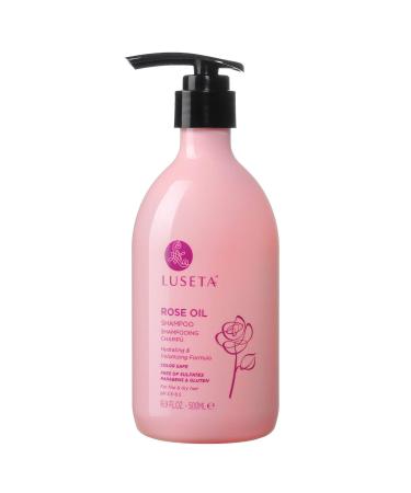 Luseta Rose Oil Hair Shampoo for Fine and Dry Hair  16.9oz Rose Oil 16.9 Fl Oz (Pack of 1)