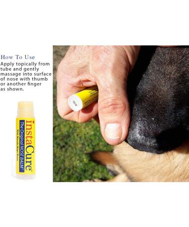 InstaCure Original Nose Balm with Manuka Honey, Coconut Oil & Shea Butter - Fast Relief for Cracked & Dry Noses - Ideal for Dogs - 1 Pack - Buy Online on GoSupps.com
