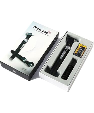 Premium Otoscope with Light - Ear Infection Detector Pocket Ear Exam Set for Nurses Kids Adults & Pets - Batteries Included (Black) - Buy Online on GoSupps.com