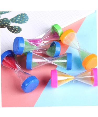 Bestonzon 120 PTH Mini Sand Clock - Miniature Hourglass Countdown Timer for Kitchen Office & School - 6 Colorful Pieces (6.7x2.8cm) - Buy Online on GoSupps.com