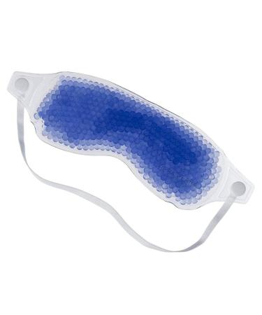 TheraPearl Color Changing Eye Mask Eye-ssential Mask with Flexible Gel Beads for Hot Cold Therapy Cold Eye Mask for Puffy and Swollen Eyes Relaxation Headaches and Allergies Blue (New Version)