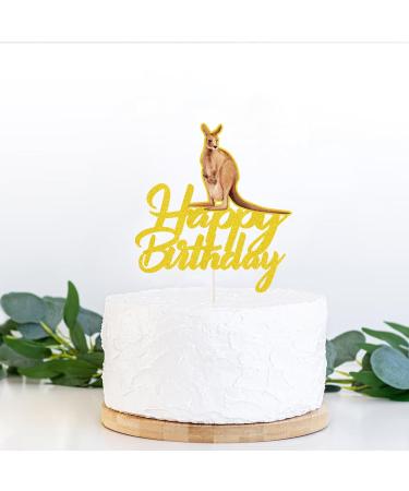 PHOHUI HAVE A NICE TIME Happy Birthday Kangaroo Cake Topper Animal Theme Decorations Baby Shower Boys Girls Happy Birthday Party Decor Supplies. Kangaroo Happy Birthday - Buy Online on GoSupps.com
