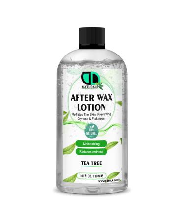 DD teck Tea Tree Oil After Wax Lotion (30ml) - Soothing & Moisturizing After Wax Treatment for Smooth No Bumps Calms & Soothes Moisturizes & Softens Prevents Ingrown Hair For All