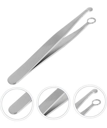 Beaupretty 1PC Nose Hair Trimmer Nose Trimming Nose Hair Clip Eyebrow Plucker Facial Hair Removal pinzas para u as Nasal Hair Tweezer Miss Stainless Steel Metal Cosmetic - Buy Online on GoSupps.com