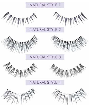 Nouveau Lashes Strip Lash Natural/Style 3 Natural Style 3 - Buy Online on GoSupps.com