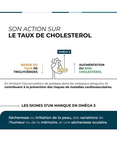 Omega 3 Cuure OMEGAVIE Wild Fish Oil 3 Patents 60 Days Capsule Licaps Optimal Concentration in DHA & EPA Concentration Vision Heart Made in France - Buy Online on GoSupps.com