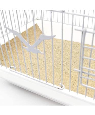 VILLCASE 10sheets Pet Sandpaper Kraft Paper Animal Cage Liner Bird Cage Sandpaper Stool Pad Rabbit Cage Accessories Gravel Paper Bird Cage Pad Outdoor Step Mats Bride Birdcage Big Bird Cage - Buy Online on GoSupps.com