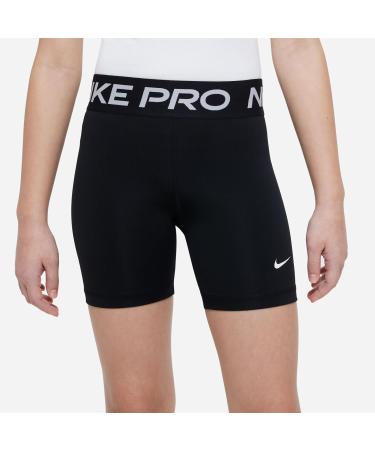 Nike Girls' Shorts G NP DF 5in | Black/White | Ages 12-13 | International Shipping Available - Buy Online on GoSupps.com