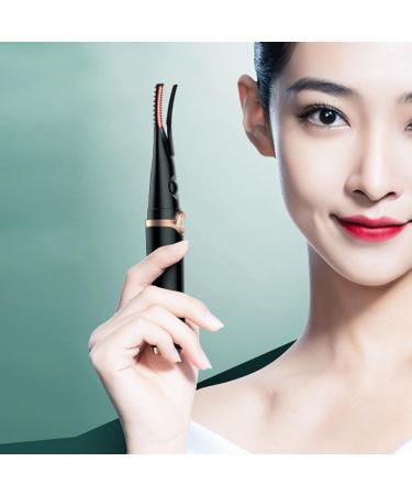 Heated Eyelash Curler 3 Temperature Modes USB Rechargeable Eyelash Curler Electric Eyelash Curler Portable Eyelash Curler for Traveling - Buy Online on GoSupps.com
