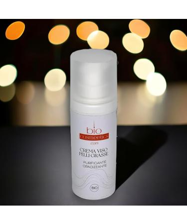  BioCosmeetics Natural Face Cream Organic Day and Night for Oily Impure and Oily Skin - 100 ml - Vegan and suitable for delicate and sensitive skin - Airless Container - BioCosmeetics - Buy Online on GoSupps.com