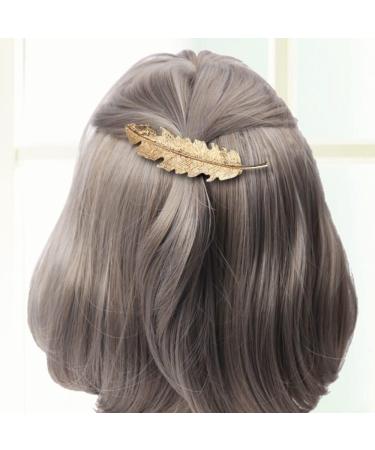 Hair Clips Korea Fashion Metal Feather Hairpin Hair Clips Hairpins Hairwear Accessories Women Jewelry Blue Hair Clips (Size : Antique Bronze Plated) - Buy Online on GoSupps.com