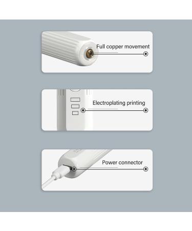 Electric Nail Grinder Manicure Pedicure Tools Electric Nail Drill Pen USB Rechargeable LED Light with 6 Heads for Salon for 2.35mm Nail Tips - Buy Online on GoSupps.com