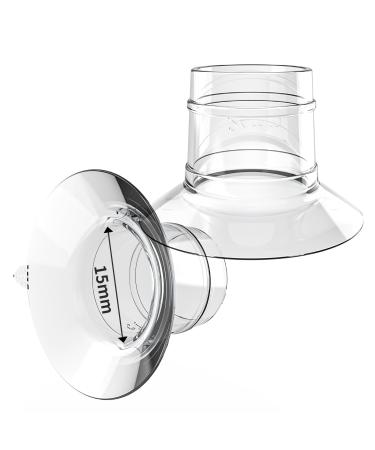 2PCS Flange Inserts 15MM Compatible with Lansinoh /MomcozyS9 Pro/S12 Pro/Medela/KISSBOBO/Elvie Portable Breast Pump Shields/Flanges Milk Collector 24MM Universal - Buy Online on GoSupps.com