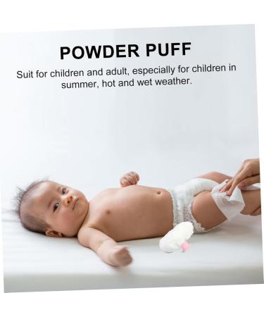POPETPOP 4 Pi ces ponge En Poudre Houpette Houppette En Peluche Poudres De Houppette Pour Pour Le Corps Houppette Pour Le Corps De B b Lavable Poudre Min rale Nouveau N e - Buy Online on GoSupps.com