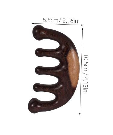 Buy Gogogmy Portable Massage Comb - Scalp Therapy Device Broad Tooth Wooden Comb (10.5x5 cm) - International Shipping Available - Buy Online on GoSupps.com