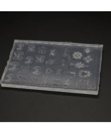 MCAORI 3D Nail Art Mold with Bowknot Patterns Template Carving Sticker Stencil Tools Creative Stunning Nail Decorations Moulds - Buy Online on GoSupps.com