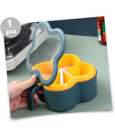 Alipis 1 Set Four-Grid Seasoning Bottle Seasoning Storage Can Pots Compartment Condiment Container Split - Buy Online on GoSupps.com