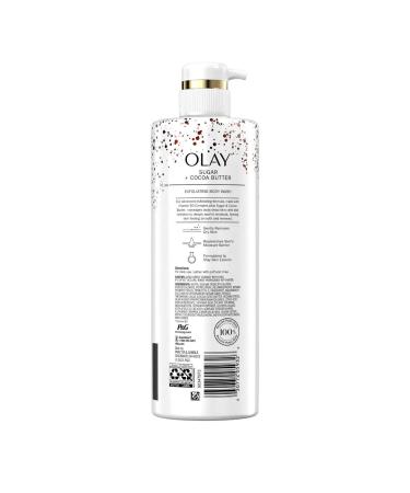 Olay Sugar + Cocoa Butter Body Wash - 20 fl oz | Nourishing & Hydrating Body Wash | Shop Internationally - Buy Online on GoSupps.com
