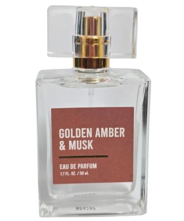 Tru Fragrance Golden Amber & Musk Eau De Parfum 1.7 Fl Oz / 50 Ml - Unboxed