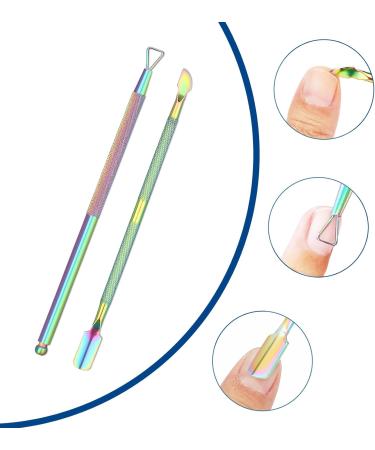 WLLHYF Cuticle Trimmer & Pusher Set - 3PCS Professional Stainless Steel Manicure Pedicure Tool Kit for Fingernails and Toenails - Buy Online on GoSupps.com