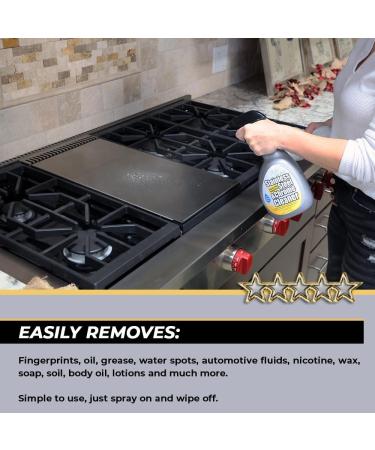 Flitz Stainless Steel Cleaner & Polish - Streak Free Shine for Appliances - 32 oz Best for Refrigerators Dishwashers Grills & More - Buy Online on GoSupps.com