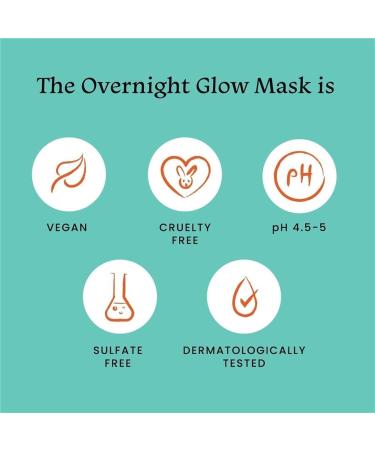 Foxtale Overnight Glow Mask - Salon Quality Brightening Facial Mask for Deep Hydration (1PC) | International Shipping - Buy Online on GoSupps.com