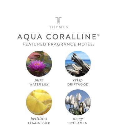 Thymes - Aqua Coralline Cologne - Refreshing Beach Fragrance - 1.75 oz Aqua Coralline 1.75 Fl Oz (Pack of 1) - Buy Online on GoSupps.com