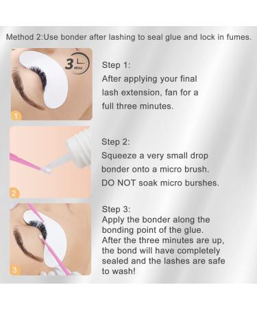 EMEDA Lash Bonder Sealant: Accelerate Glue Drying Time and Lock in Fumes (15ml) - Eyelash Extensions Adhesive - Buy Online on GoSupps.com