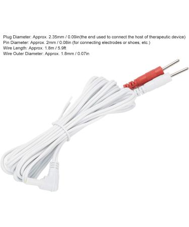 Electrode Wires Cable 10pcs / Bag 2.35mm 1.8m Ear Clip for Tens Unit 2 in 1 Pin Type Tens Lead Wires Electrode Lead Wires Cable for Machine Clip Electrode Wire Replacement Lead Wires - Buy Online on GoSupps.com
