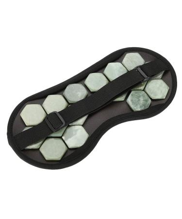 Buy Jade Stone Eye Mask - Germanium Magnetic Healing Tool for Skin Care & Relaxation - Buy Online on GoSupps.com