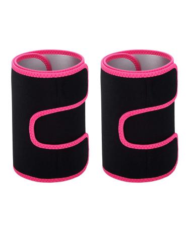 MOVKZACV 1Pair Slim Heat Thigh Trimmers for Weight Loss - Pink Compression Sleeves for Slimmer Toned Legs - Buy Online on GoSupps.com