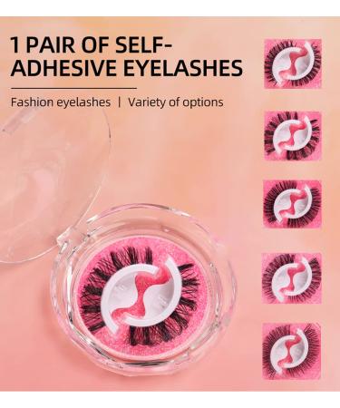 Simplify Your Beauty Routine with Reusable Self Adhesive Eyelashes - Natural Look, No Glue Needed | Perfect Gift for Women - 1 Pair - Buy Online on GoSupps.com