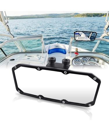 Universal Upgrade Marine Rearview Mirror for Ski Boats, Yachts, and Watercraft - Wide-angle Convex Rear View Mirror for Enhanced Safety - Buy Online on GoSupps.com