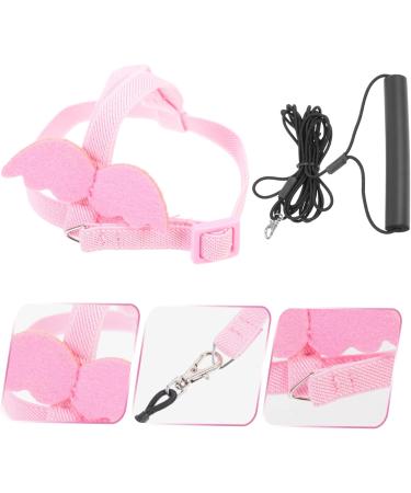 Toddmomy 2 Sets Bird Leash Parrot Bird Harness Bird Harness Leash Bird Training Leash Elastic Cotton Pink 12X6X1.3CMx2pcs Pinkx2pcs - Buy Online on GoSupps.com