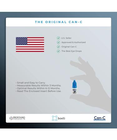 Can-C N.A.C. Eye Drops - 2 x 5ml Vials | Antioxidant Lubricant Eyedrops - Buy Online on GoSupps.com