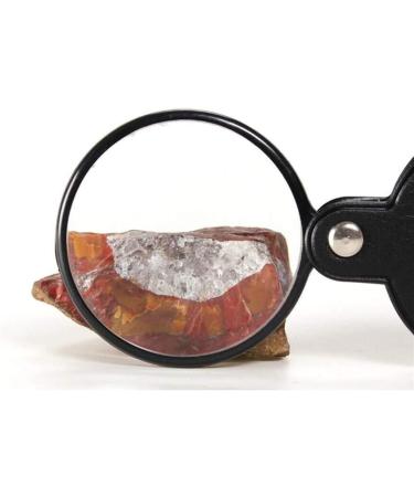 Magnifier Pocket Folding Magnifying Glass Loupe Pocket 10X 60mm Old Man Reading Student Child with Magnifying Mirror Tool - Buy Online on GoSupps.com