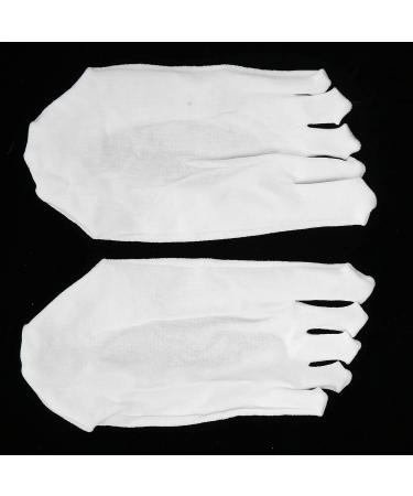 Five Finger No Show Socks - Soft Flexible & Deodorizing - Perfect for Comfort (White) - Buy Online on GoSupps.com