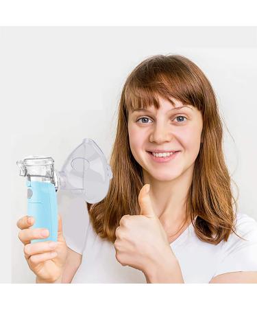 Portable Blue Household Nebulizer for Kids, Adults & Elderly - Home Compression Atomizer - Buy Online on GoSupps.com