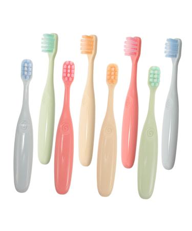 Magiclulu 8 pieces teeth toothbrushes children training toothbrush soft toothbrush creative toothbrushes for children toothbrush infant toothbrush toothbrush